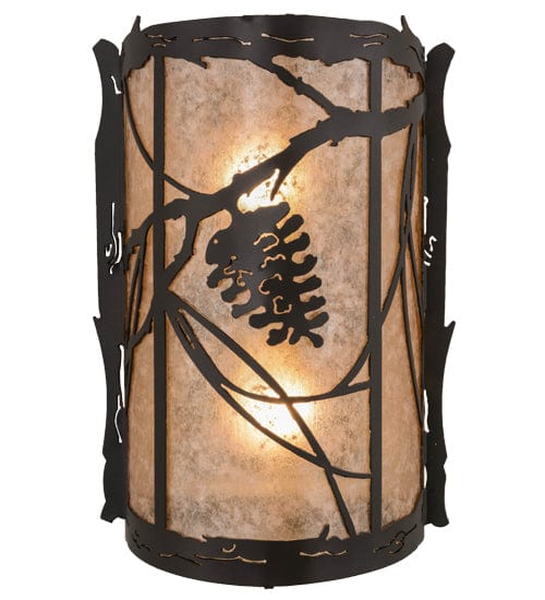 Meyda Lighting 10"W Whispering Pines Wall Sconce 157666 | Chandelier Palace - Trusted Dealer