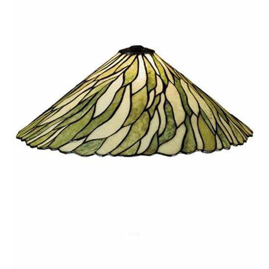 Meyda Lighting Shade Only, Copperfoil Default Willow Jadestone Shade Only By Meyda Lighting 26263
