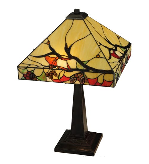Meyda Lighting 25"H Woodland Berries Table Lamp 131507 | Chandelier Palace - Trusted Dealer