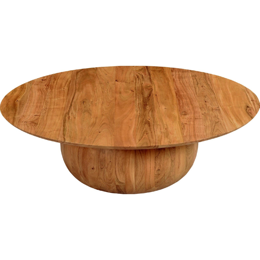 Moe's Home Collection Bradbury Coffee Table Large Natural Acacia JD-1056-03 Chandelier Palace