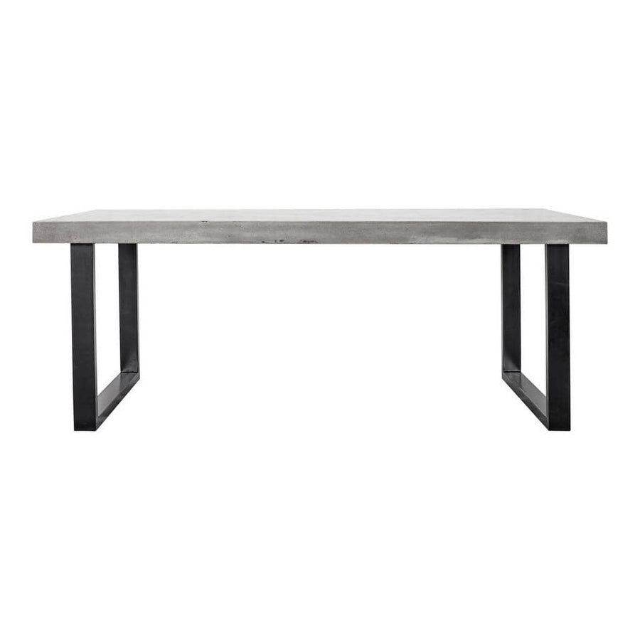 Moe's Home Collection Jedrik 79 X 40 inch Grey Outdoor Dining Table BQ-1018-25 Chandelier Palace