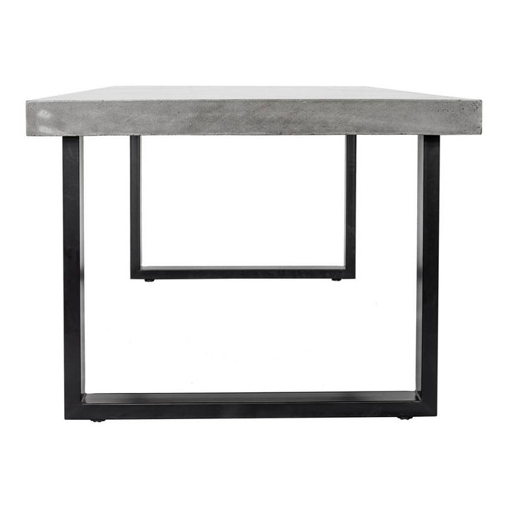 Moe's Home Collection Jedrik 79 X 40 inch Grey Outdoor Dining Table BQ-1018-25 Chandelier Palace