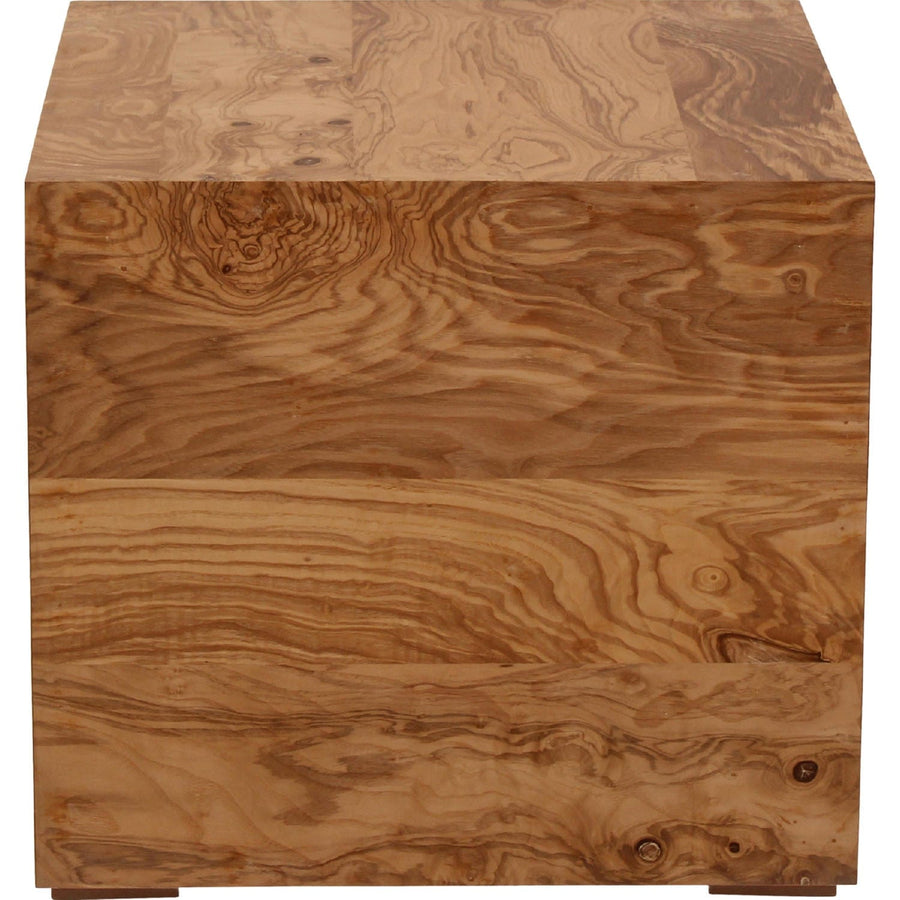 Moe's Home Collection Nash Side Table Honey Brown Burl GZ-1157-03 | Chandelier Palace - Trusted Dealer