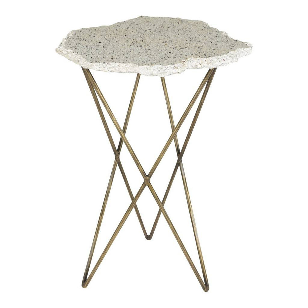 Moe's Home Collection Positano Terrazzo Side Table QJ-1016-18 Chandelier Palace