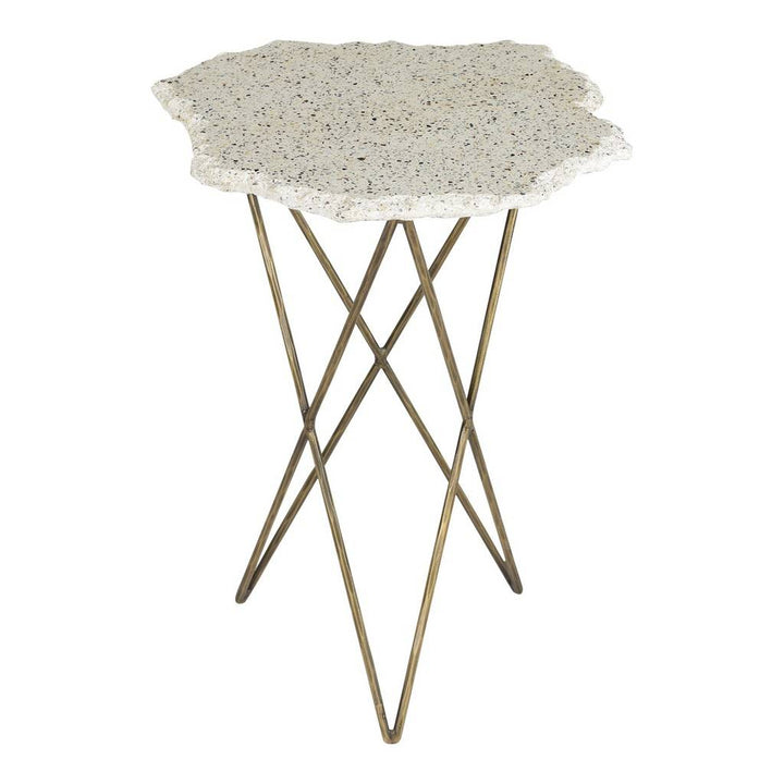 Moe's Home Collection Positano Terrazzo Side Table QJ-1016-18 Chandelier Palace