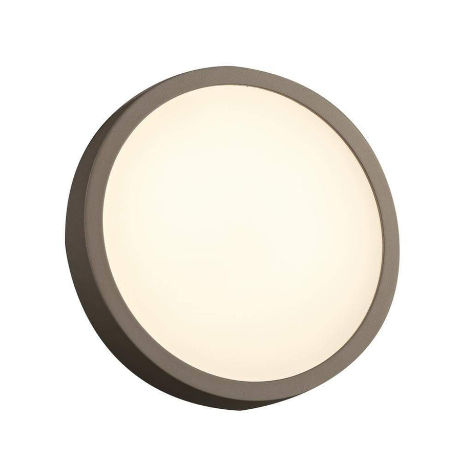PLC Lighting outdoor lighting Bronze / Integrated LED 1 Bronze exterior light from the Olivia Collection By PLC Lighting 2256