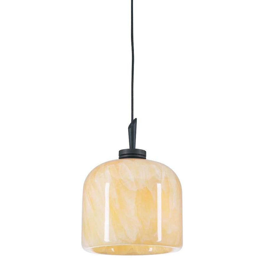 PLC Lighting Mini Pendants Oil Rubbed Bronze / Natural Onyx / GY6.35(included) 1 Light Mini Pendant Cuttle Collection By PLC Lighting 282