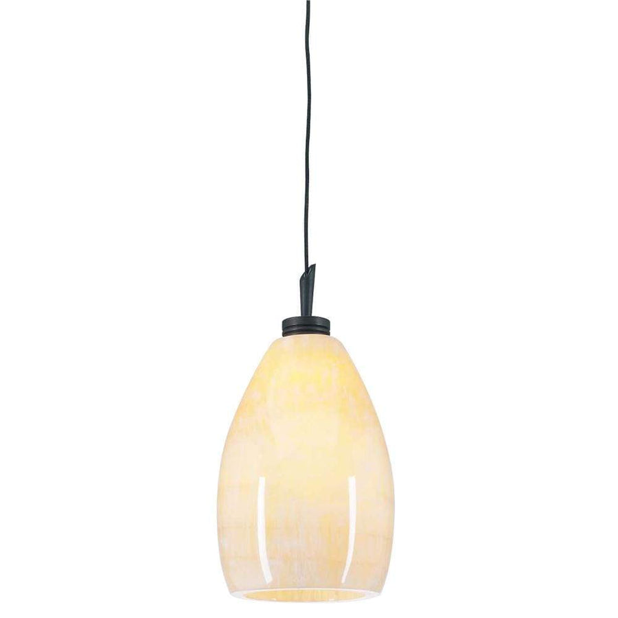 PLC Lighting Mini Pendants Oil Rubbed Bronze / Natural Onyx / GY6.35(included) 1 Light Mini Pendant Daisy Collection By PLC Lighting 286