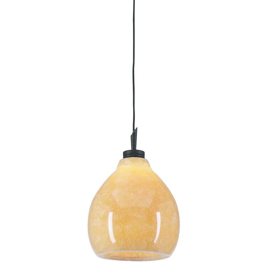 PLC Lighting Pendants Oil Rubbed Bronze / Natural Onyx / GY6.35(included) 1 Light Mini Pendant Mango Collection By PLC Lighting 284