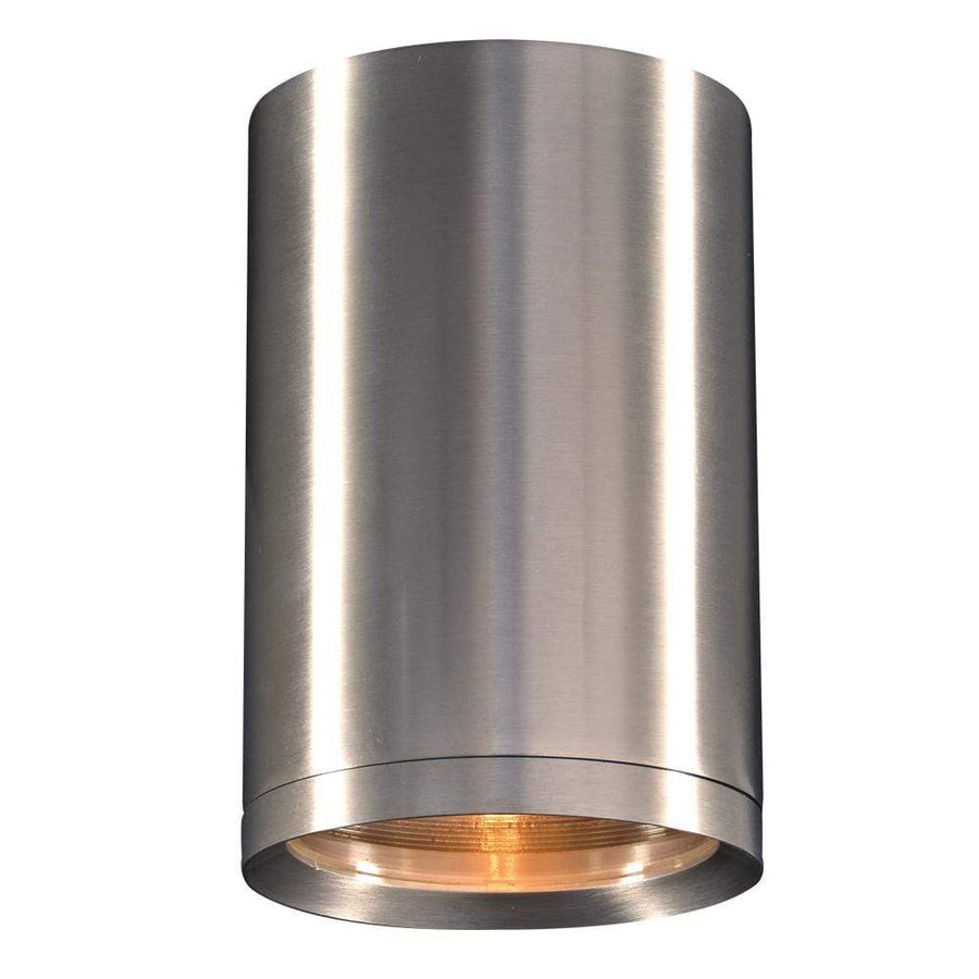 PLC Lighting outdoor lighting Brushed Aluminum / Clear Glass Diffuser / Integrated LED 1 Light Outdoor (down light) LED Marco Collection By PLC Lighting 2098
