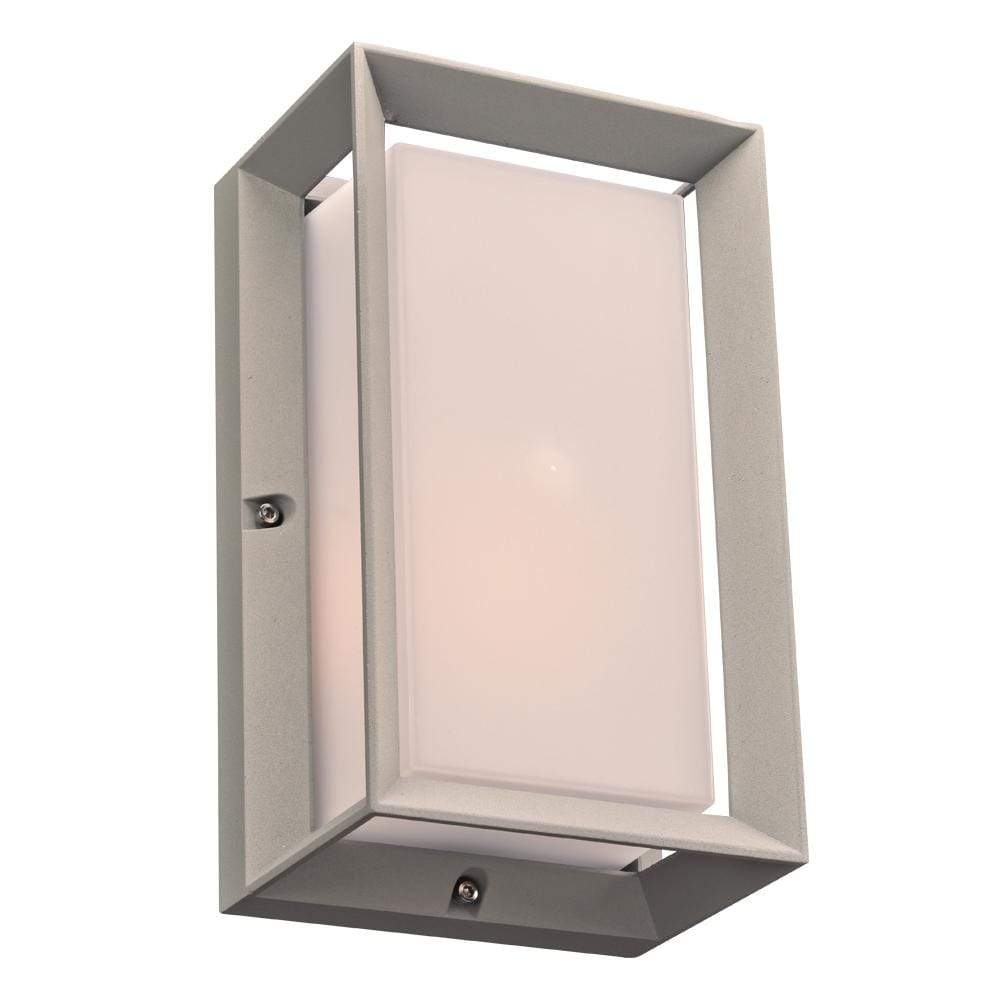PLC Lighting outdoor lighting Silver / A19 (not included) 1 Light Outdoor Fixture Helmsley Collection By PLC Lighting 2715