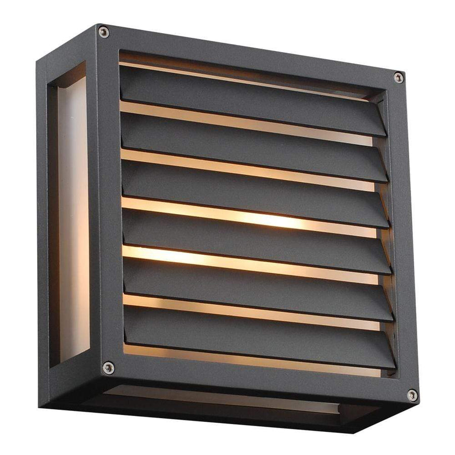PLC Lighting outdoor lighting Bronze / Frost Glass / A19 (not included) 1 Light Outdoor Fixture Moritz Collection By PLC Lighting 2246