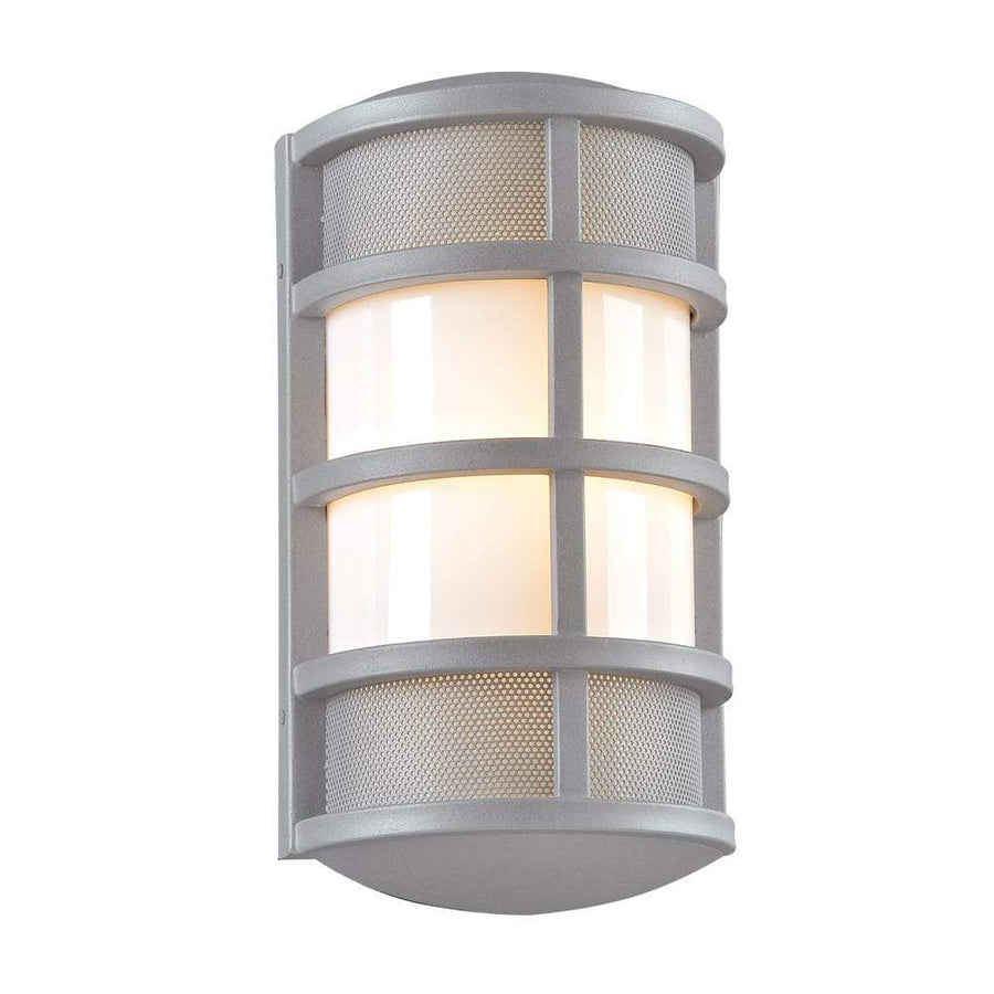 PLC Lighting outdoor lighting Silver / A19 (not included) 1 Light Outdoor Fixture Olsay Collection By PLC Lighting 16671