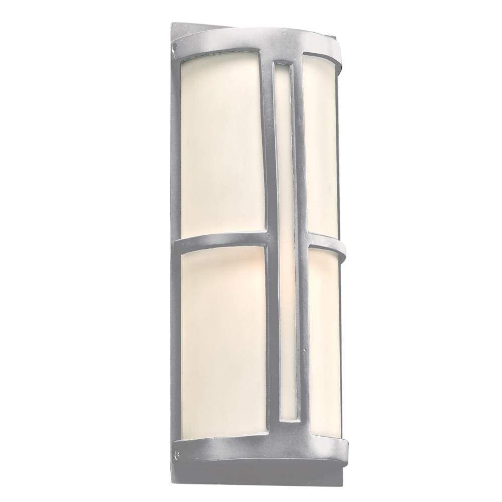 PLC Lighting outdoor lighting Silver / Frost / A19 (not included) 1 Light Outdoor Fixture Rox Collection By PLC Lighting 31736