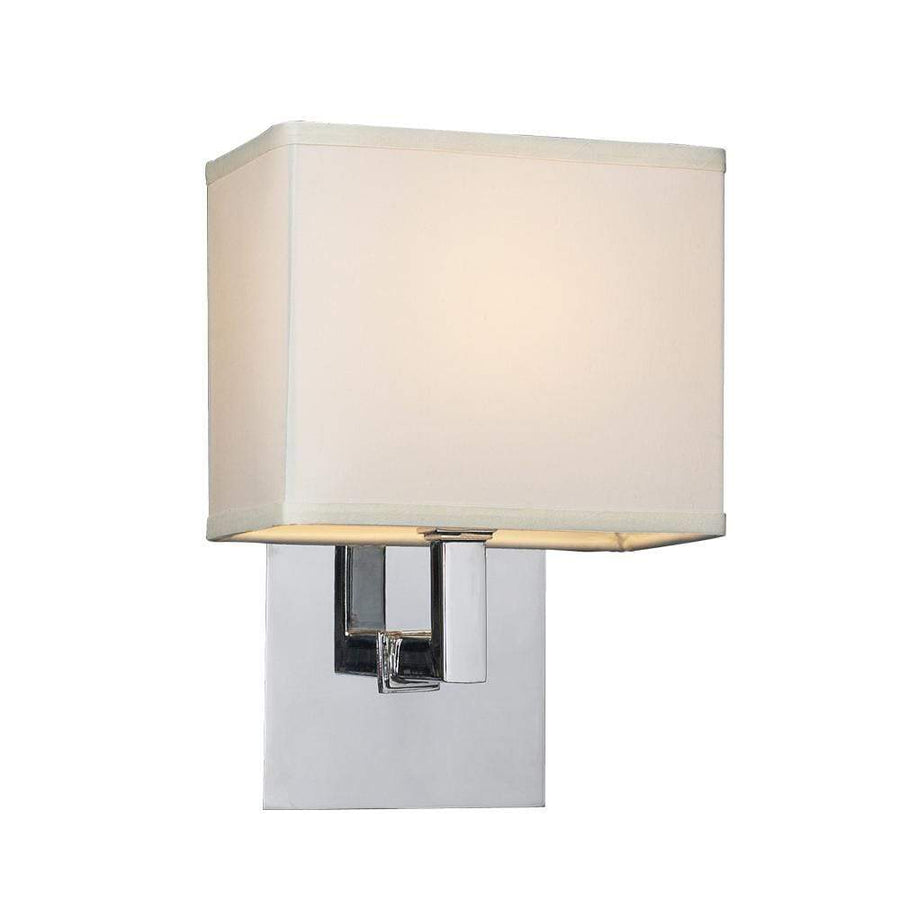 PLC Lighting Wall Sconces Polished Chrome / A19 (not included) 1 Light Sconce Dream Collection By PLC Lighting 18194