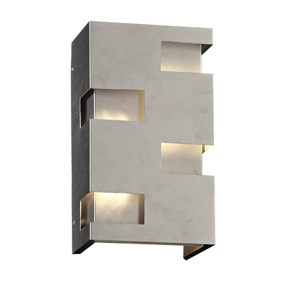 PLC Lighting Wall Sconces Aluminum / Frost / Integrated LED 1 One light wall sconce from the Bayport collection By PLC Lighting 7512