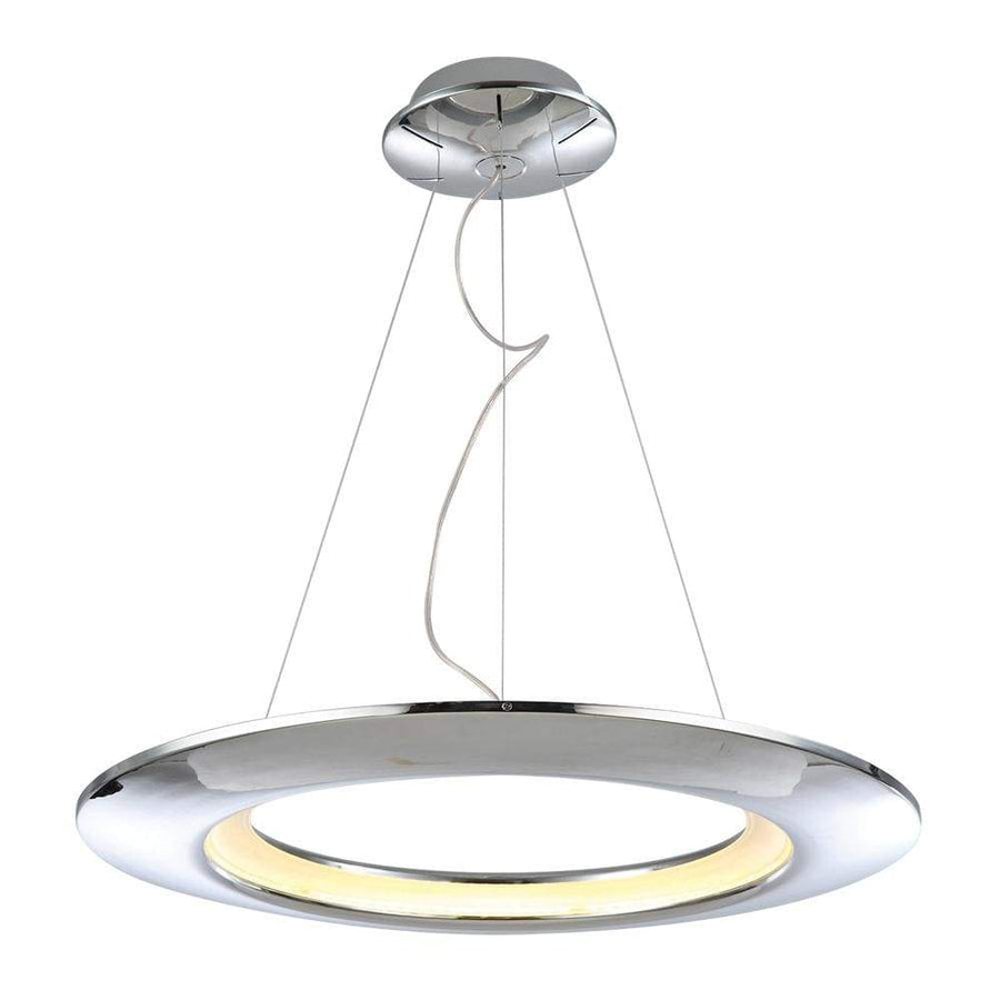 PLC Lighting Pendants Polished Chrome / Integrated LED 1 Pendant from the UFO collection By PLC Lighting 88805