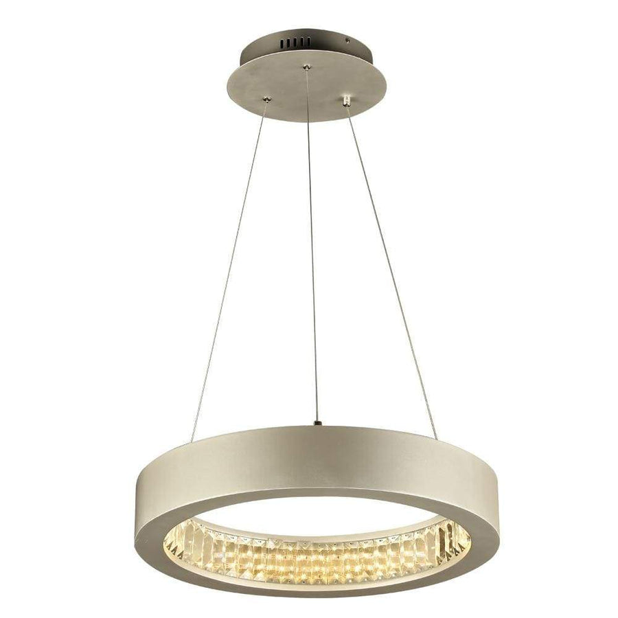 PLC Lighting Pendants Aluminum / Integrated LED 1 Single Pendant from the Orion collection By PLC Lighting 14833