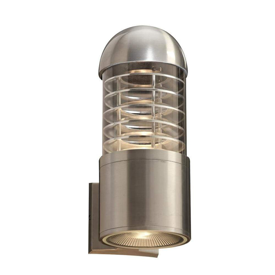 PLC Lighting outdoor lighting Brushed Aluminum / Integrated LED 1 Two light bronze aluminium exterior light from the Celine collection By PLC Lighting 4070