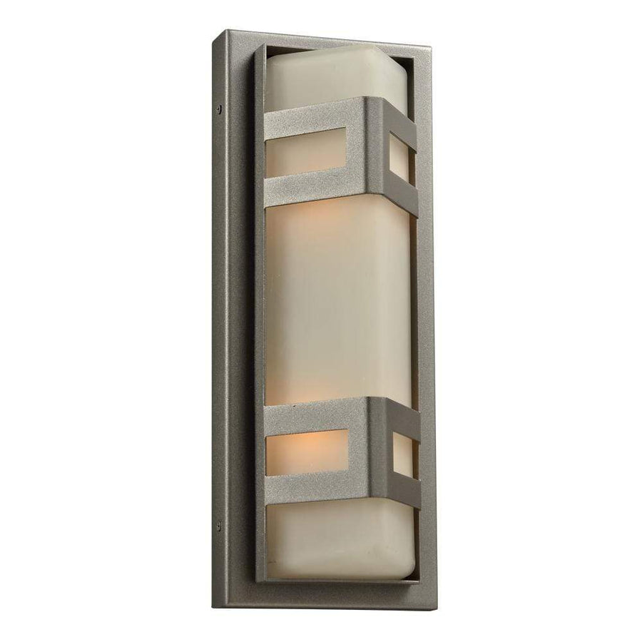 PLC Lighting outdoor lighting Bronze / Frost / A19 (not included) 2 Light Outdoor Fixture Sasha Collection By PLC Lighting 8043