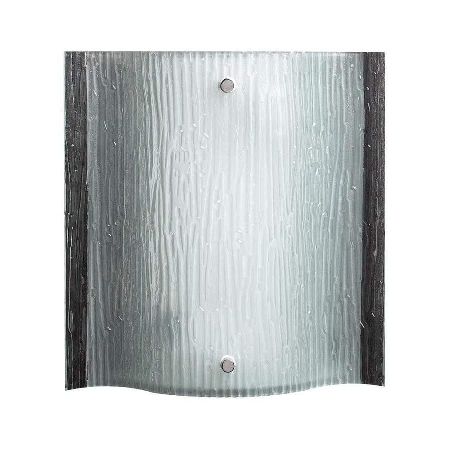 PLC Lighting Wall Sconces Polished Chrome / Etched / A19 (not included) 2 Light Sconce Leela Collection By PLC Lighting 7536
