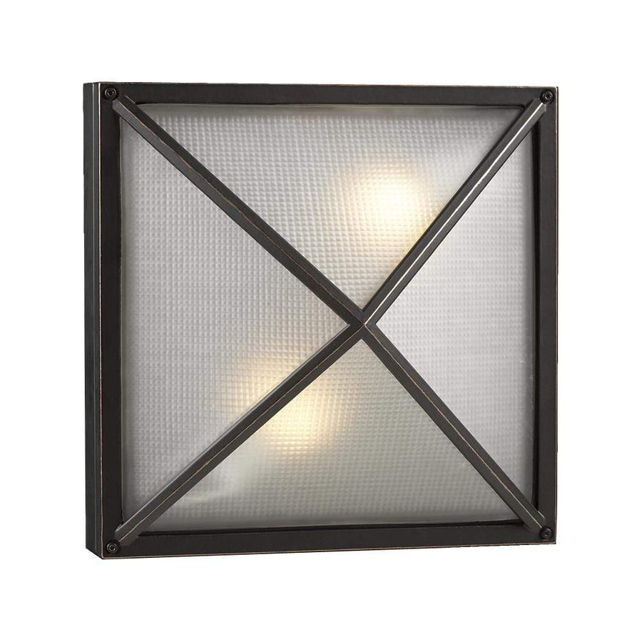 PLC Lighting outdoor lighting Bronze / Frost / Integrated LED LED Outdoor Fixture Danza Collection By PLC Lighting 31700LED