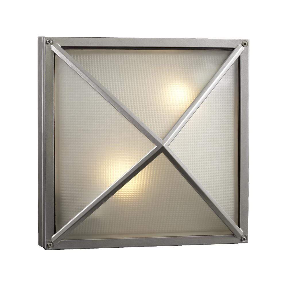 PLC Lighting outdoor lighting Silver / Frost / Integrated LED LED Outdoor Fixture Danza Collection By PLC Lighting 31700LED