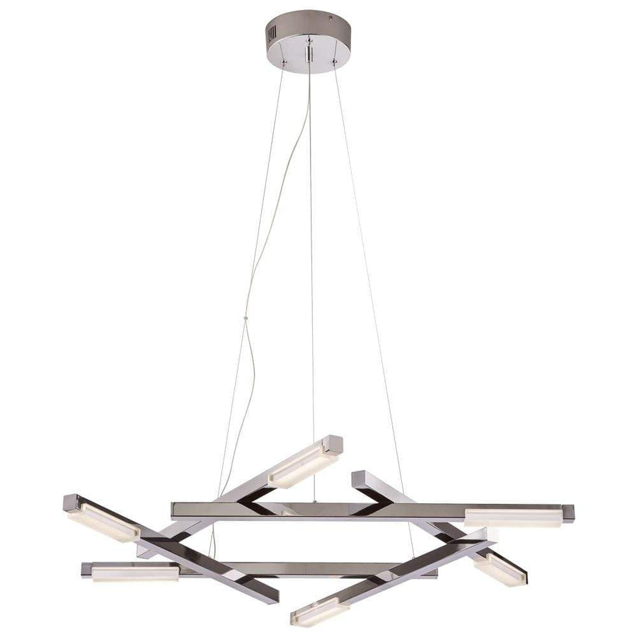PLC Lighting Chandeliers Polished Chrome / Integrated LED Lucette Led Pendant  By PLC Lighting 88833