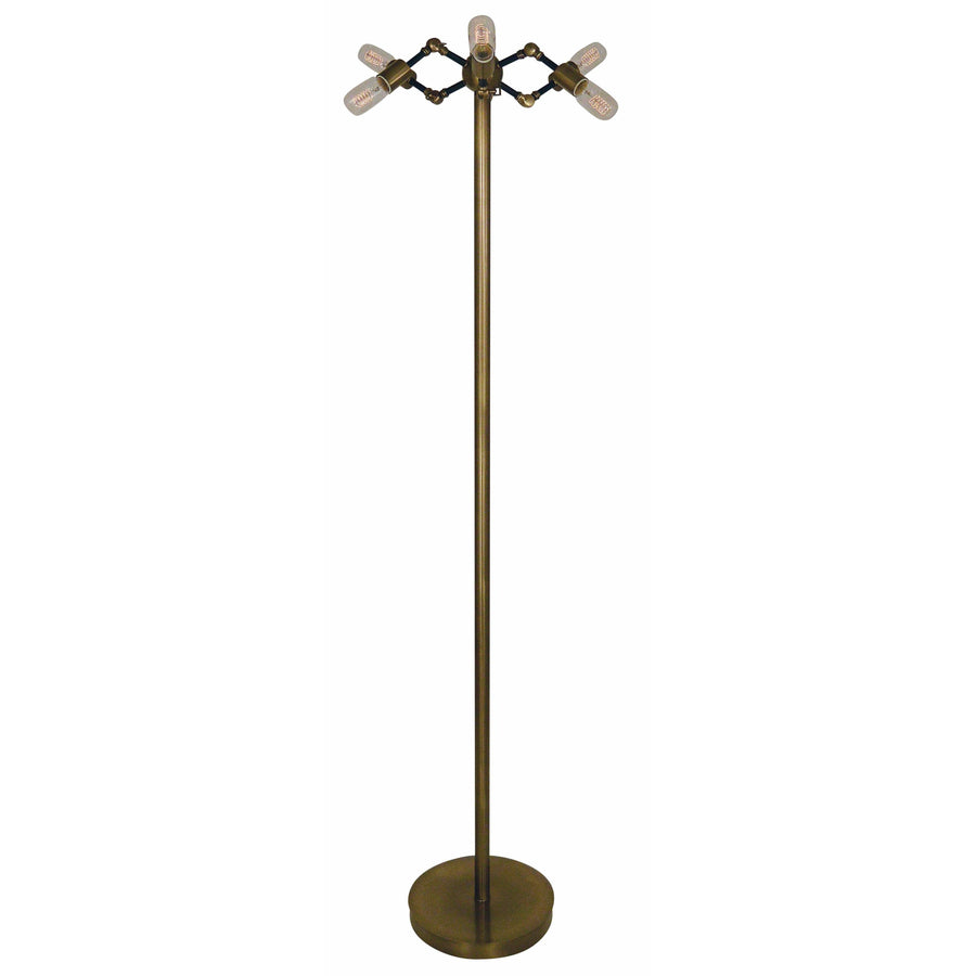 Thumprints Floor Lamps Antique Brass / Matte Black / Metal Felix-Floor Floor Lamp By Thumprints 1286-ASL-2195