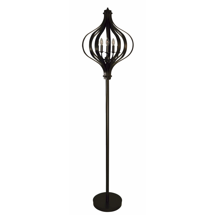 Thumprints Floor Lamps Mahogany Bronze / Metal Priscilla Floor Lamp By Thumprints 1263-ASL-2178